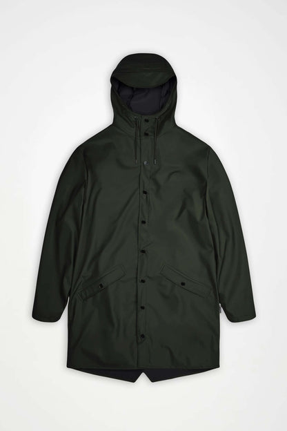 RAINS LONG JACKET W en color DKGREY  (7)