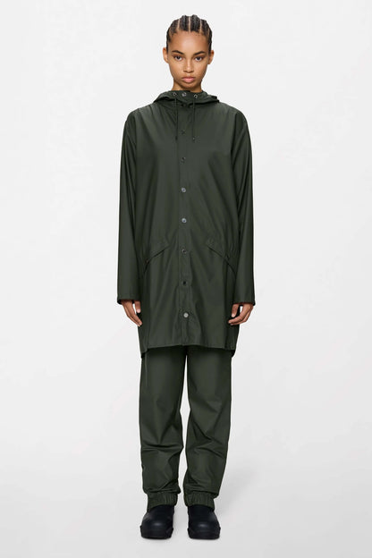 RAINS LONG JACKET W en color DKGREY  (8)