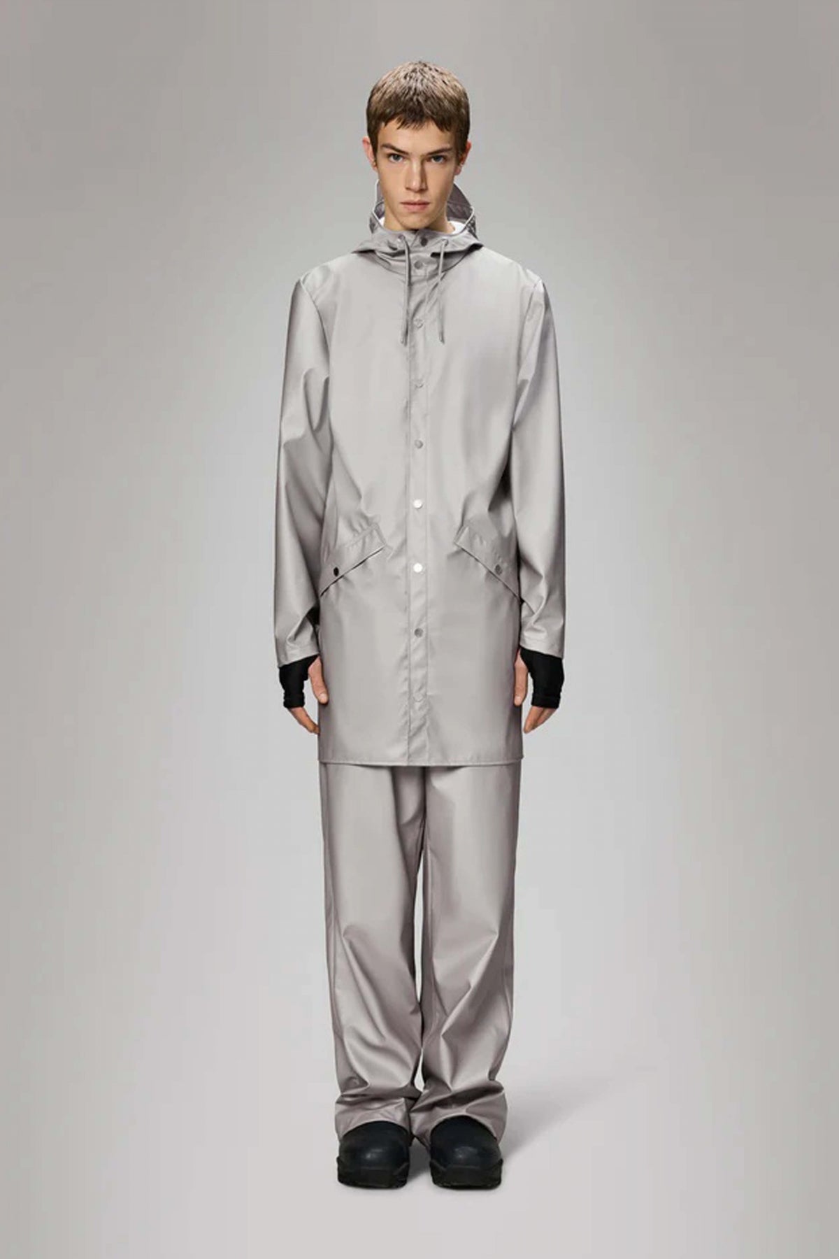 RAINS LONG JACKET W en color NIMBUS  (4)
