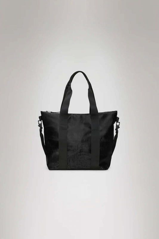 RAINS TOTE BAG MINI W en color COAL  (1)
