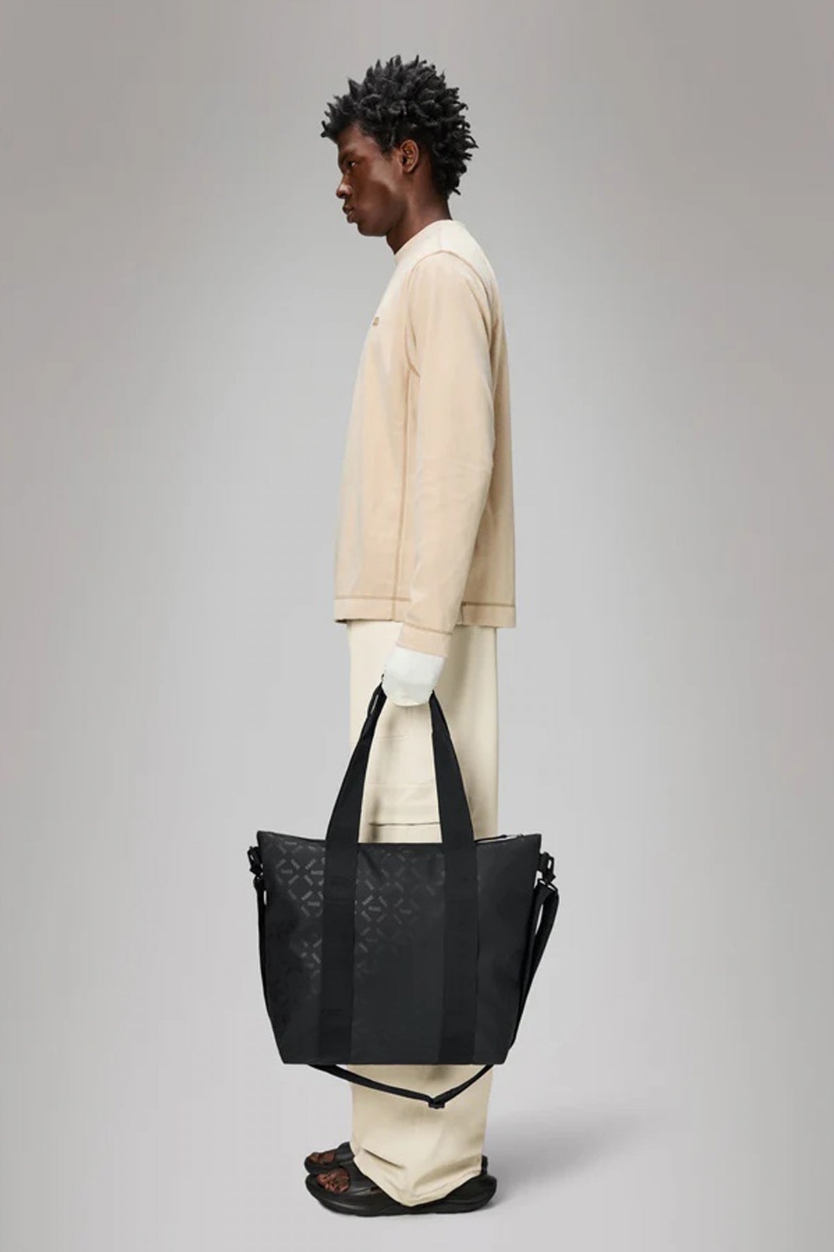 RAINS TOTE BAG MINI en color HOUSE  (3)