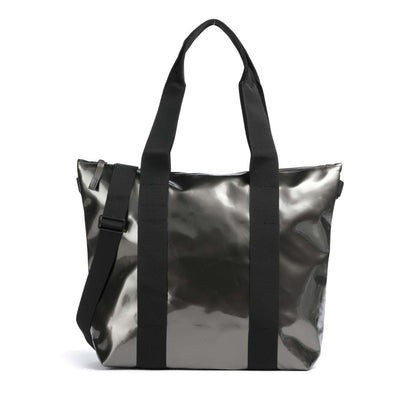 RAINS TOTE BAG MINI W en color RAVEN  (4)
