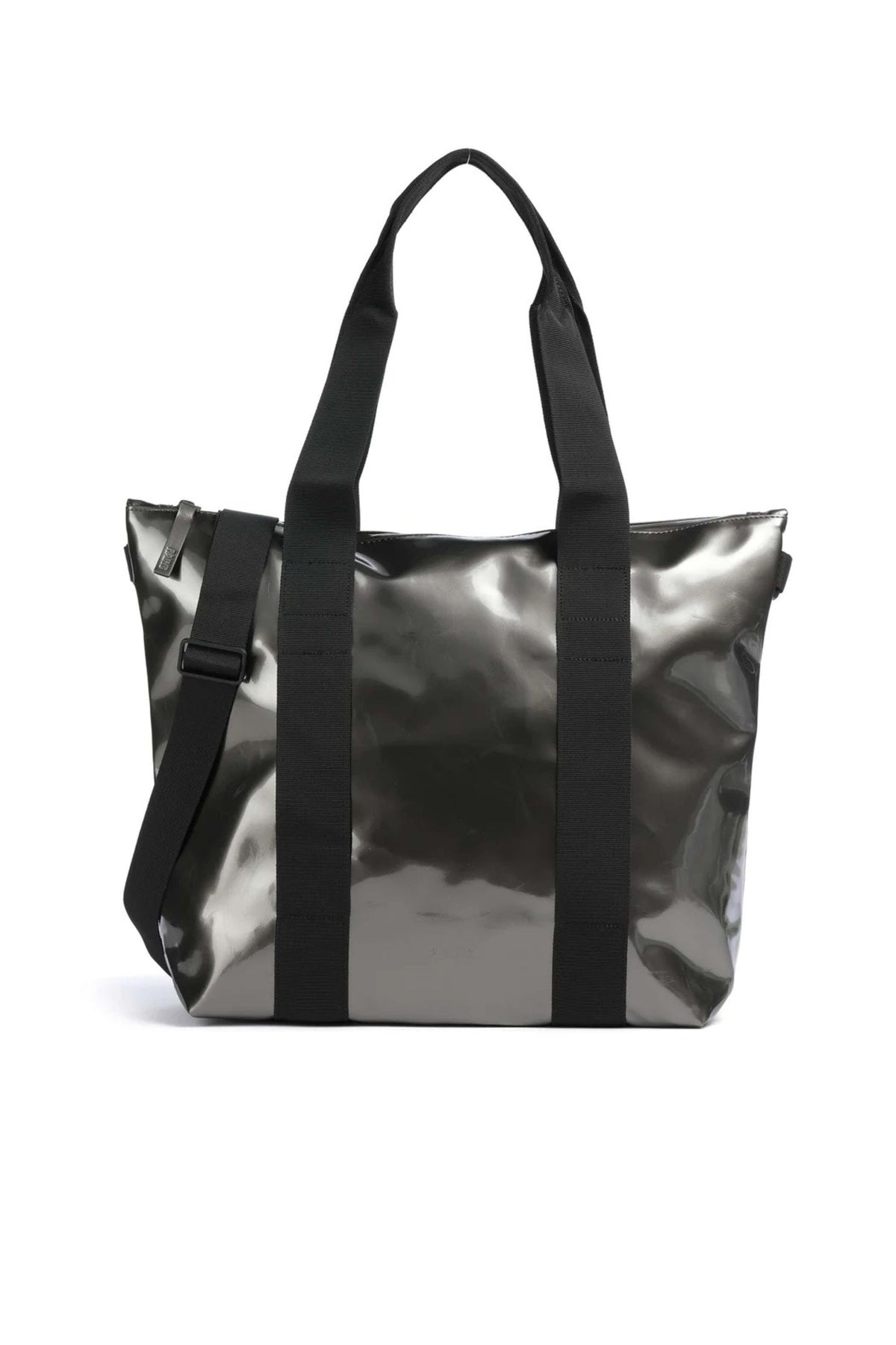 RAINS TOTE BAG MINI W en color RAVEN  (1)