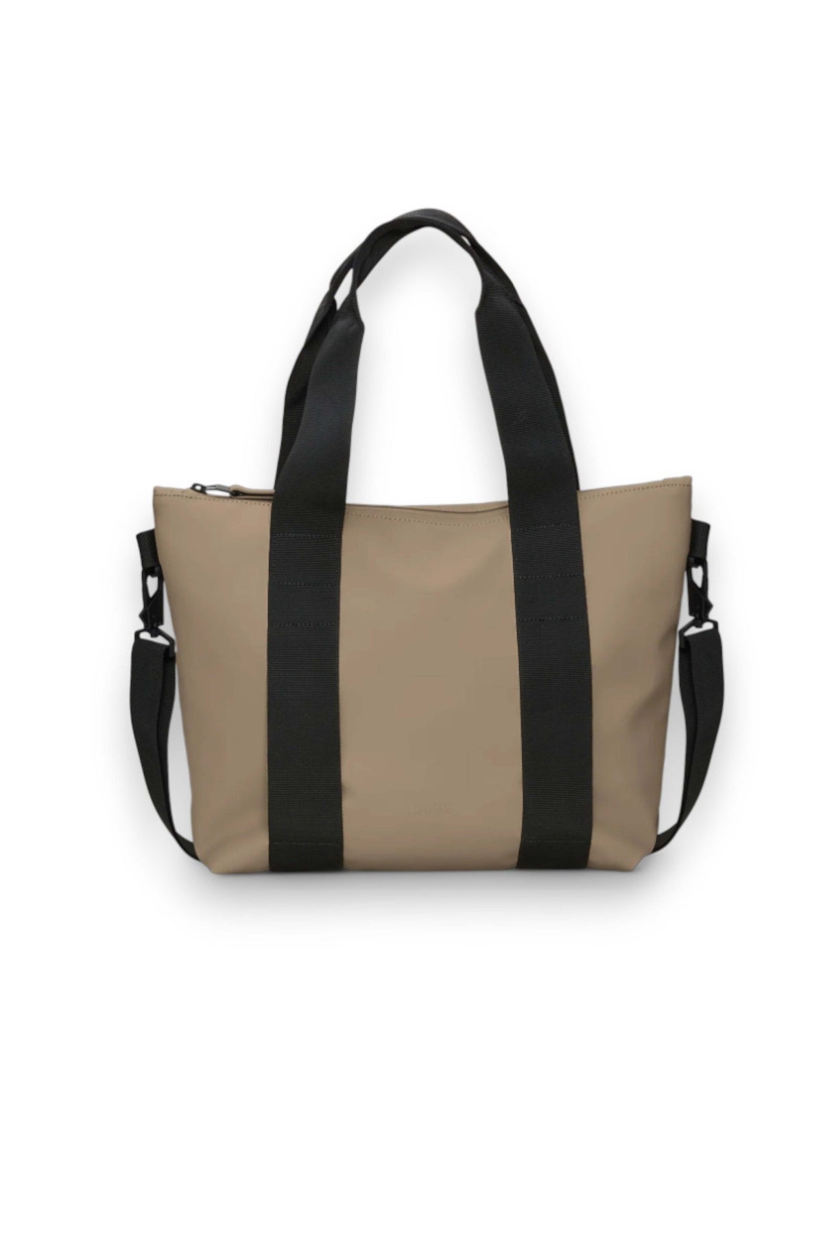 RAINS TOTE BAG MICRO en color BEIGE  (1)