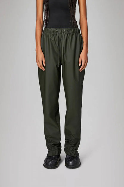 RAINS RAIN PANTS REGULAR W en color GREEN  (1)