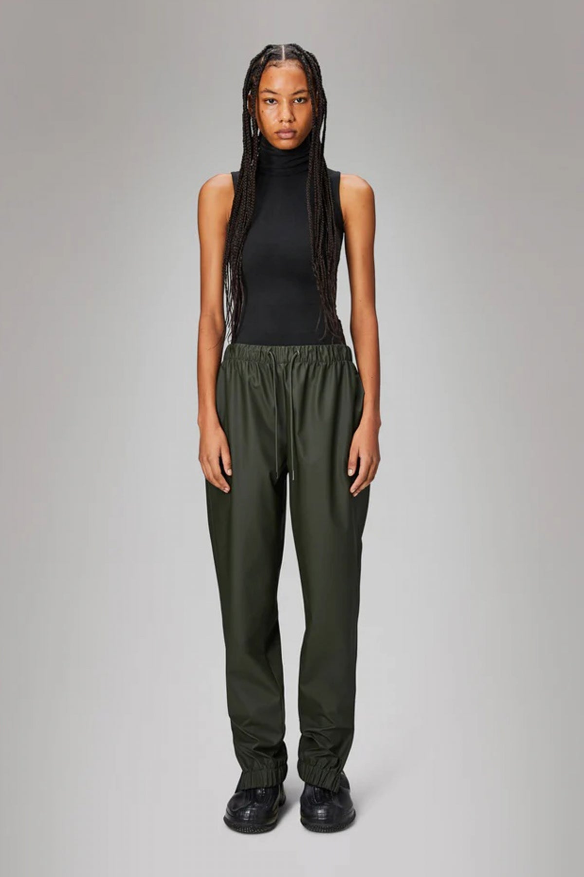 RAINS RAIN PANTS REGULAR W en color GREEN  (5)