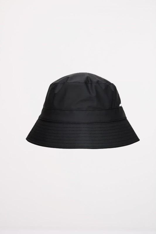 RAINS BUCKET HAT en color BLACK  (1)