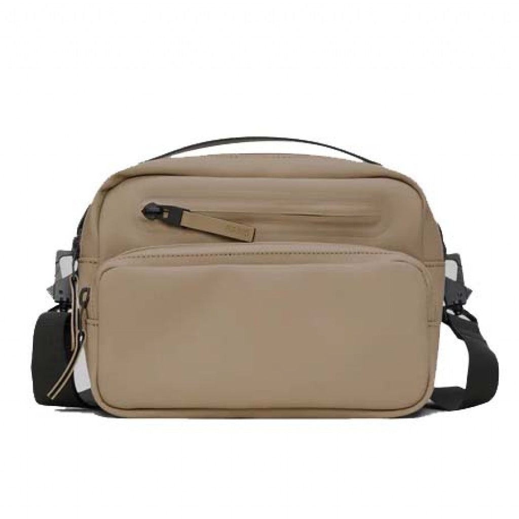 RAINS CARGO BOX BAG W en color BEIGE  (2)