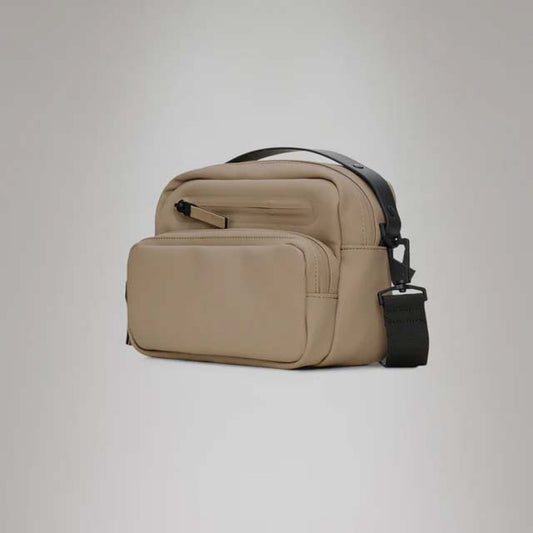 RAINS CARGO BOX BAG W en color BEIGE  (1)