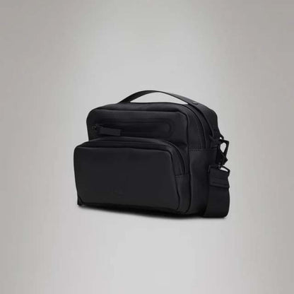 RAINS CARGO BOX BAG W en color BLACK  (1)
