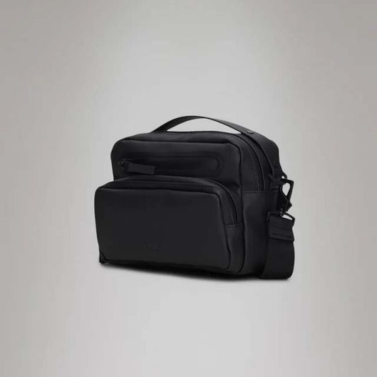 RAINS CARGO BOX BAG W en color BLACK  (1)