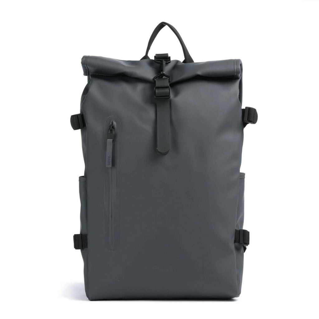 RAINS ROLLTOP RUCKSACK W en color DKGREY  (4)