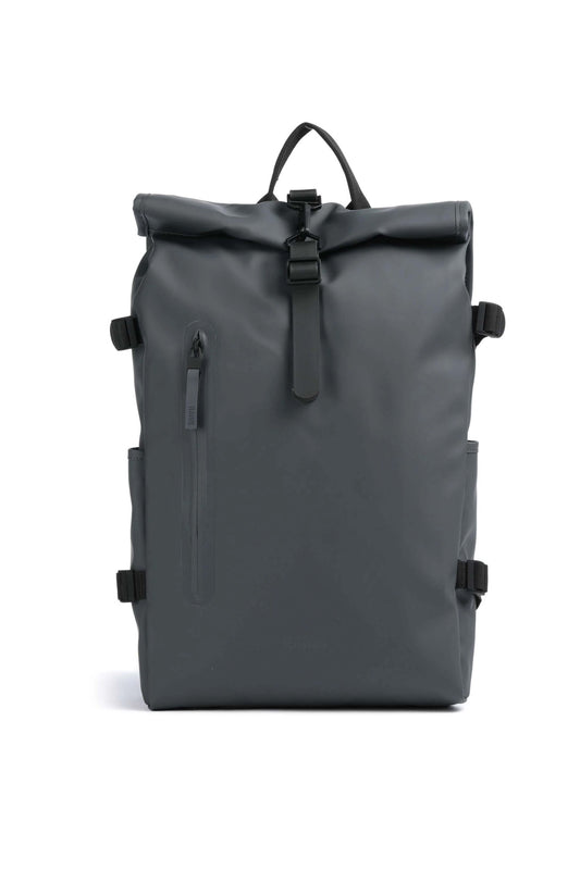RAINS ROLLTOP RUCKSACK W en color DKGREY  (1)