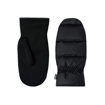RAINS LOHJA PUFFER MITTENS en color BLACK  (1)