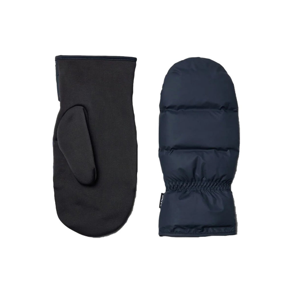 RAINS LOHJA PUFFER MITTENS en color NAVY  (1)