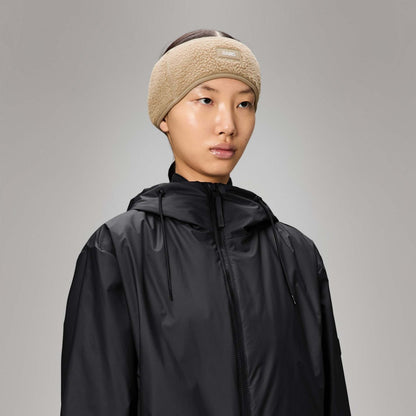 RAINS FLEECE TRAPPER HAT W en color BEIGE  (5)