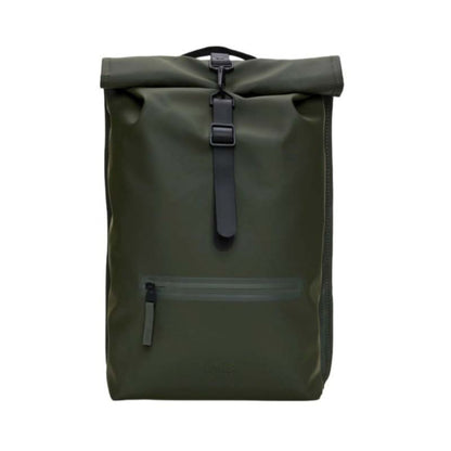 RAINS  ROLLTOP RUCKSACK W en color GREEN  (4)