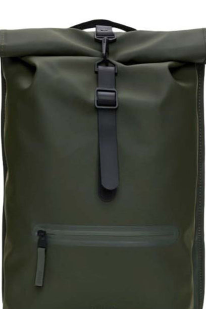 RAINS  ROLLTOP RUCKSACK W en color GREEN  (3)