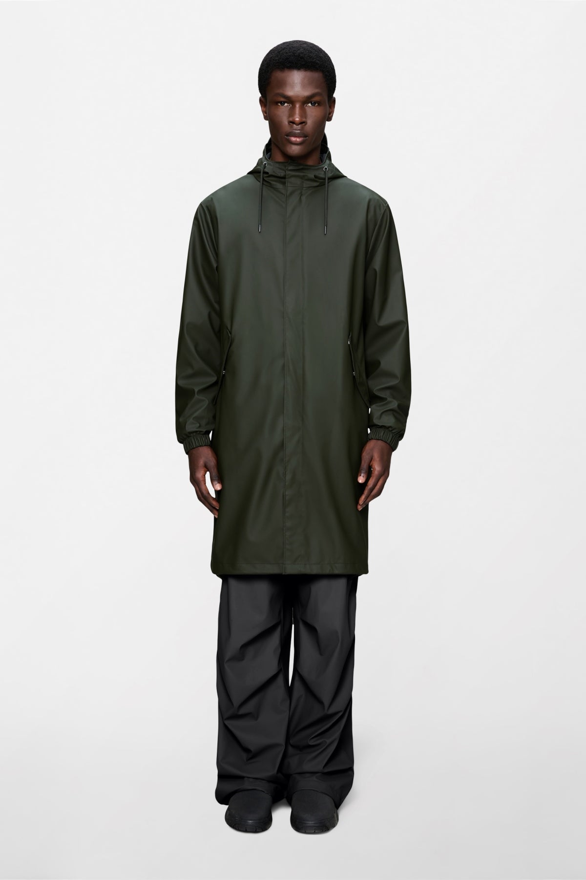 RAINS R FISHTAIL PARK en color GREEN  (1)