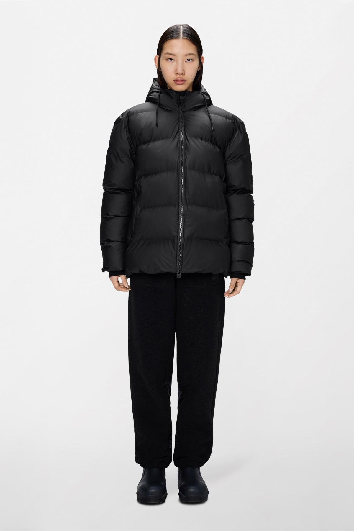 RAINS R ALTA PUFFER J en color DRKGRY  (1)