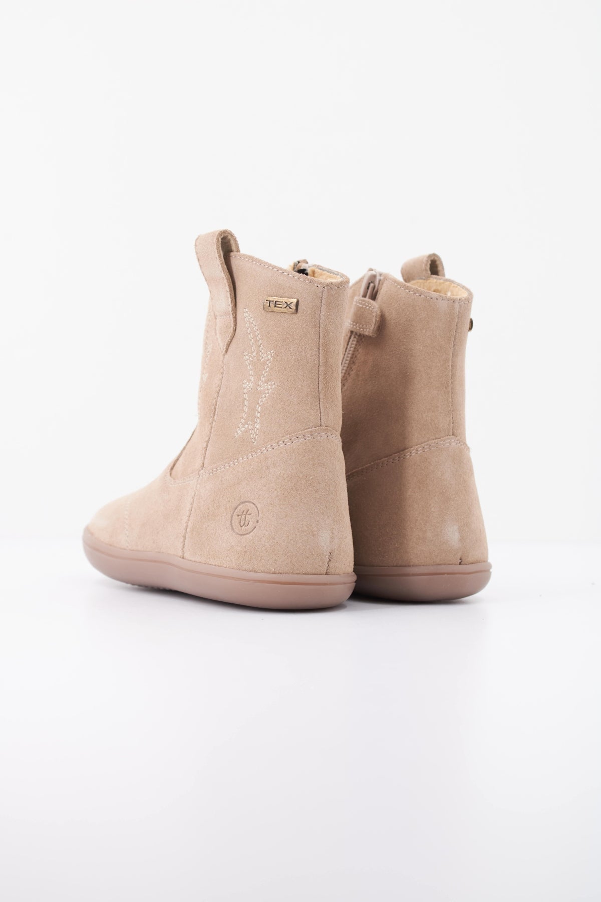 CHETTO BOTA DE PIEL - TIPO  en color TAUPE  (4)