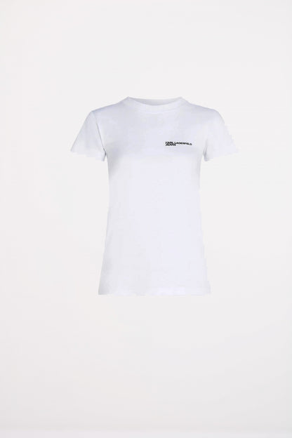KARL LAGERFELD JEANS KLJ SLIM SS TEE en color WHITE  (2)