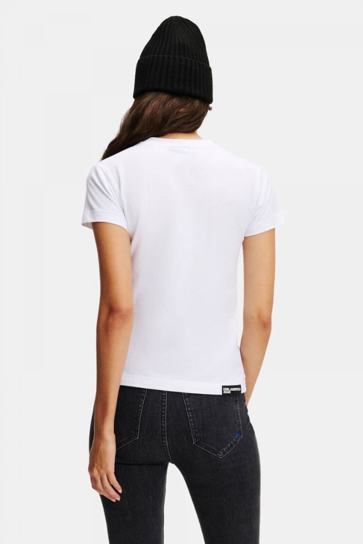 KARL LAGERFELD JEANS KLJ SLIM SS TEE en color WHITE  (3)