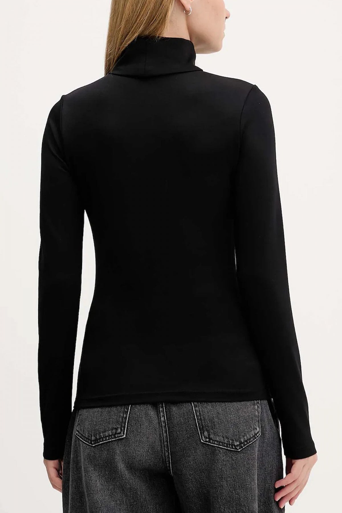 KARL LAGERFELD JEANS KLJ FITTED ROLL NECK en color BLACK  (2)