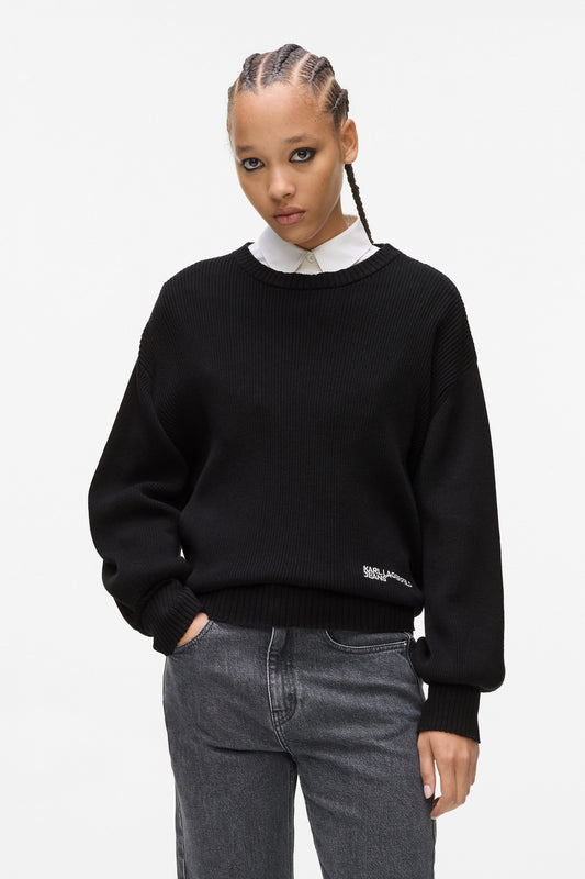 KARL LAGERFELD JEANS KLJ REG BALLOON SLEE en color BLACK  (1)