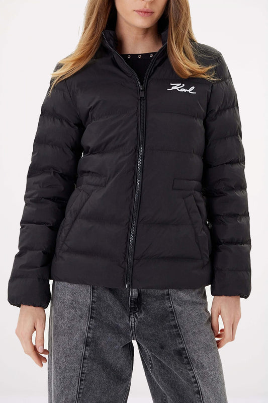 KARL LAGERFELD JEANS LIGHTWEIGHT PUFFER J en color BLACK  (1)