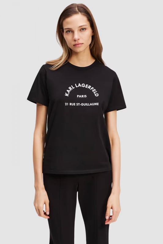KARL LAGERFELD JEANS RSG T-SHIRT en color BLACK  (1)
