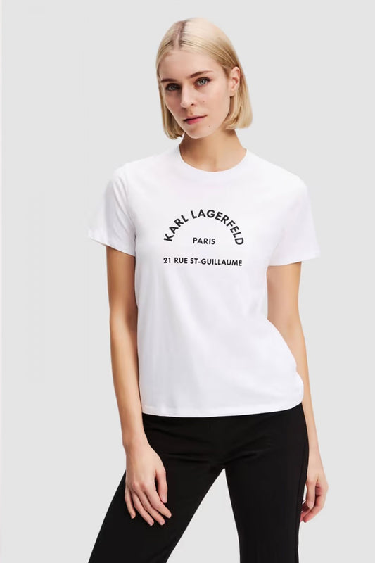 KARL LAGERFELD JEANS RSG T-SHIRT en color WHITE  (1)