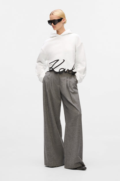 KARL LAGERFELD JEANS  KARL SIGNATURE HEM  en color CREAM  (4)