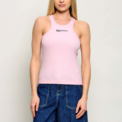 KARL LAGERFELD JEANS KLJ RIBBED LOGO TANK en color FARYTL  (4)
