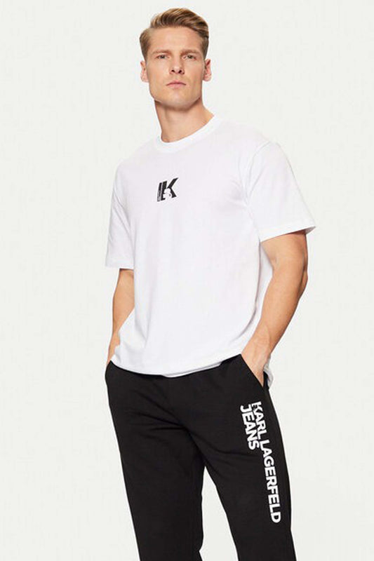 KARL LAGERFELD JEANS REG SS K LOGO TEE en color WHITE  (1)