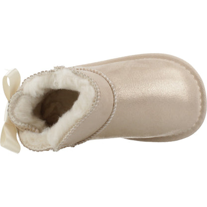TECNOBABY BOOT BOW en color GOLD  (7)