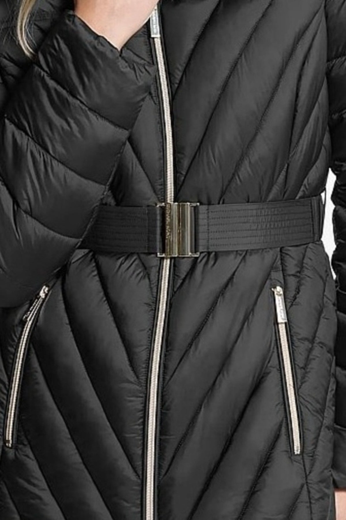 MICHAEL KORS W FX FUR TRIM en color   (3)