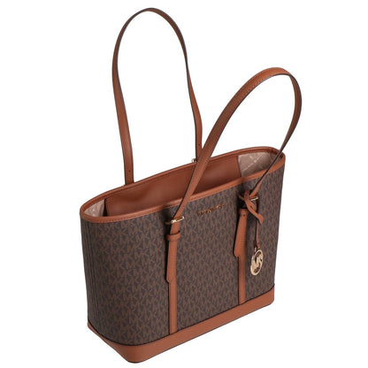 MICHAEL KORS JET SET TRAVEL LARGE en color BROWN  (1)