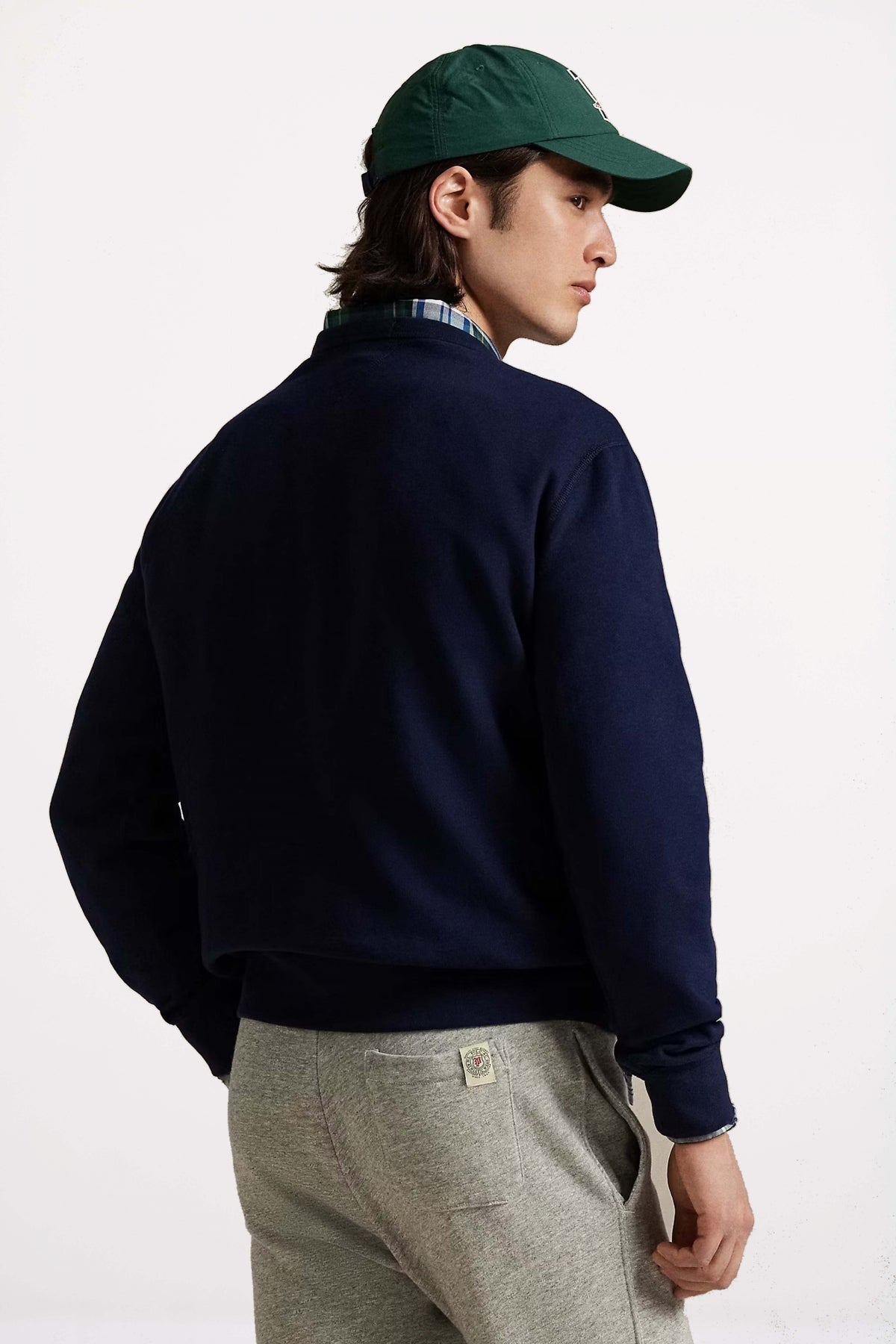 POLO RALPH LAUREN CLASSIC FIT CREWNECK en color NAVY  (3)