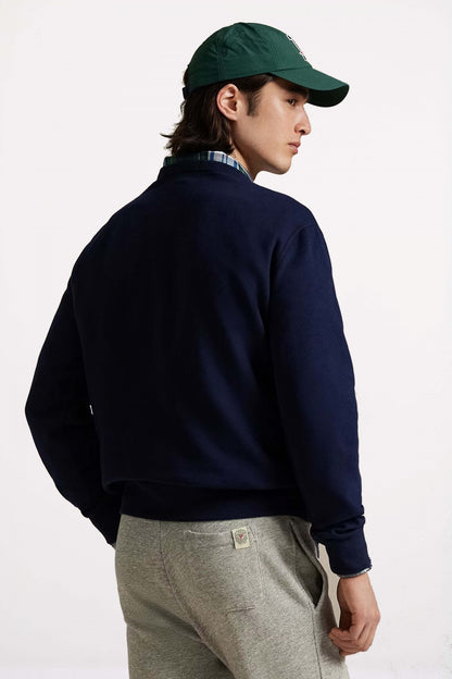 POLO RALPH LAUREN CLASSIC FIT CREWNECK en color NAVY  (3)