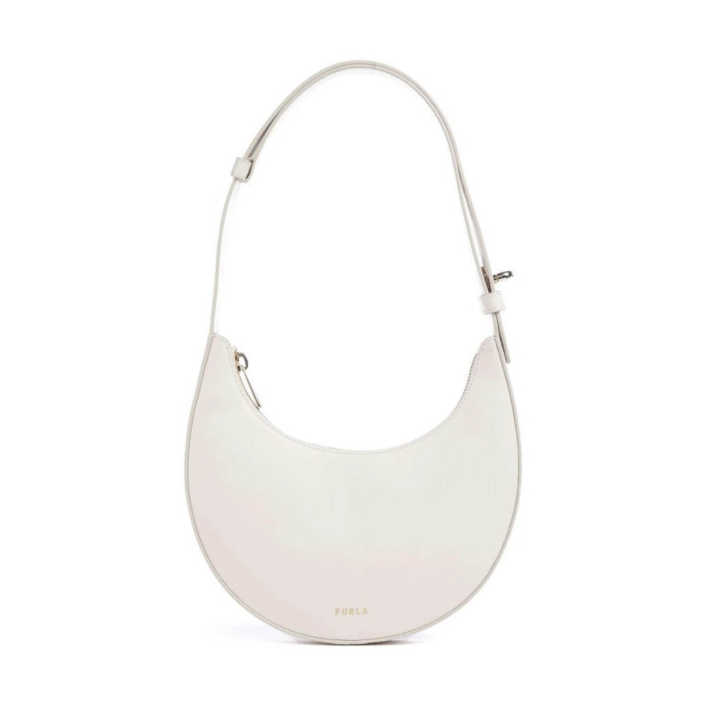 FURLA  DELIZIA MINI SHOULD en color PANNA  (2)