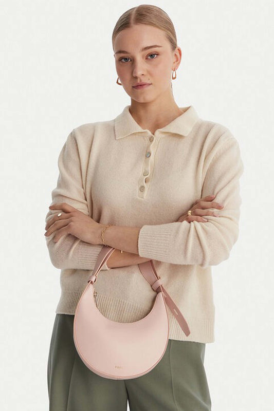 FURLA  DELIZIA MINI SHOULD en color PINK  (1)