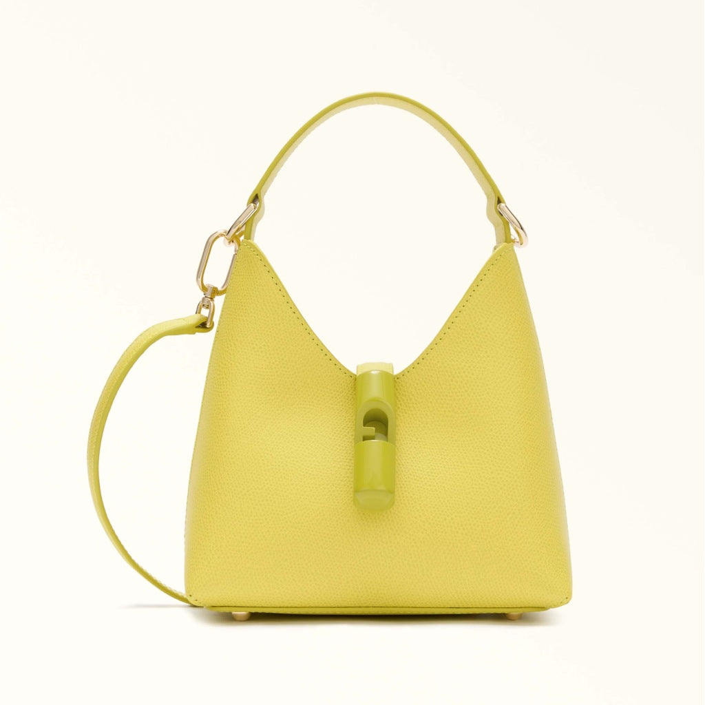 FURLA IRADE MINI HOB en color YELLOW  (4)