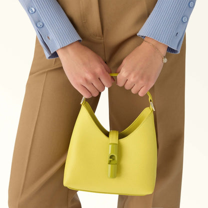 FURLA IRADE MINI HOB en color YELLOW  (6)