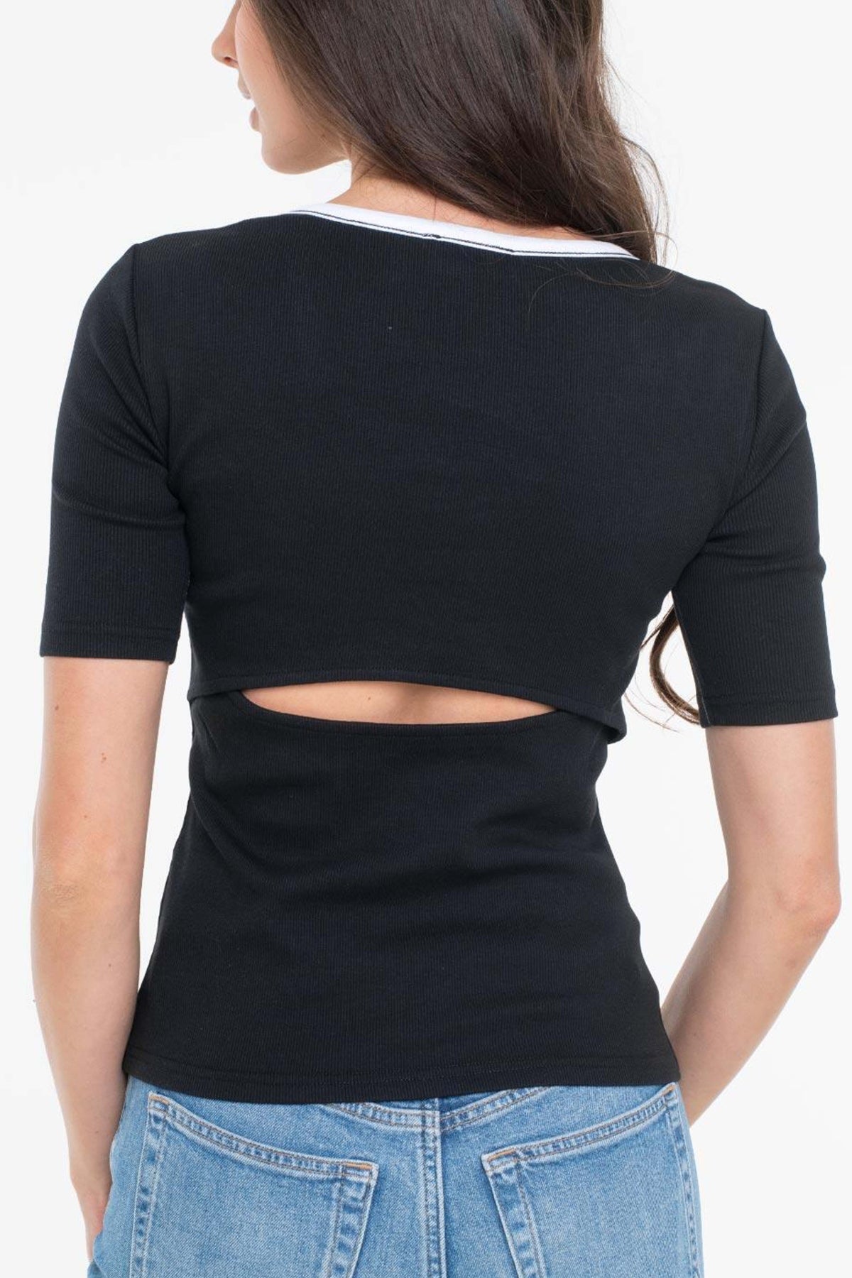 CALVIN KLEIN JEANS BABY RIB SCOO en color UB  (2)