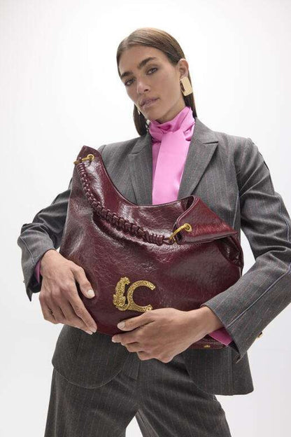 LOLA CASADEMUNT SHOPPER WITH BRAIDED en color   (1)