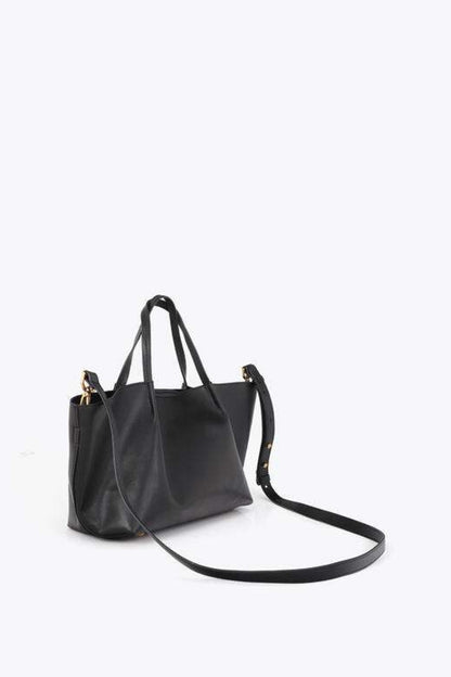 LOLA CASADEMUNT LEATHER-EFFECT SHOUL en color N  (2)