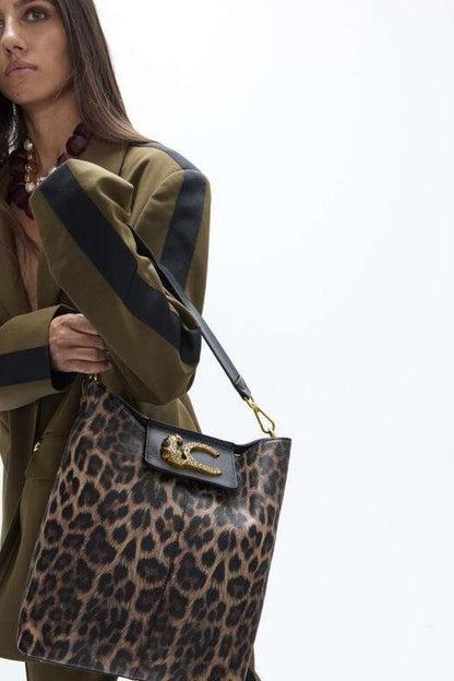 LOLA CASADEMUNT SHOPPER WITH CHAIN D en color N  (1)