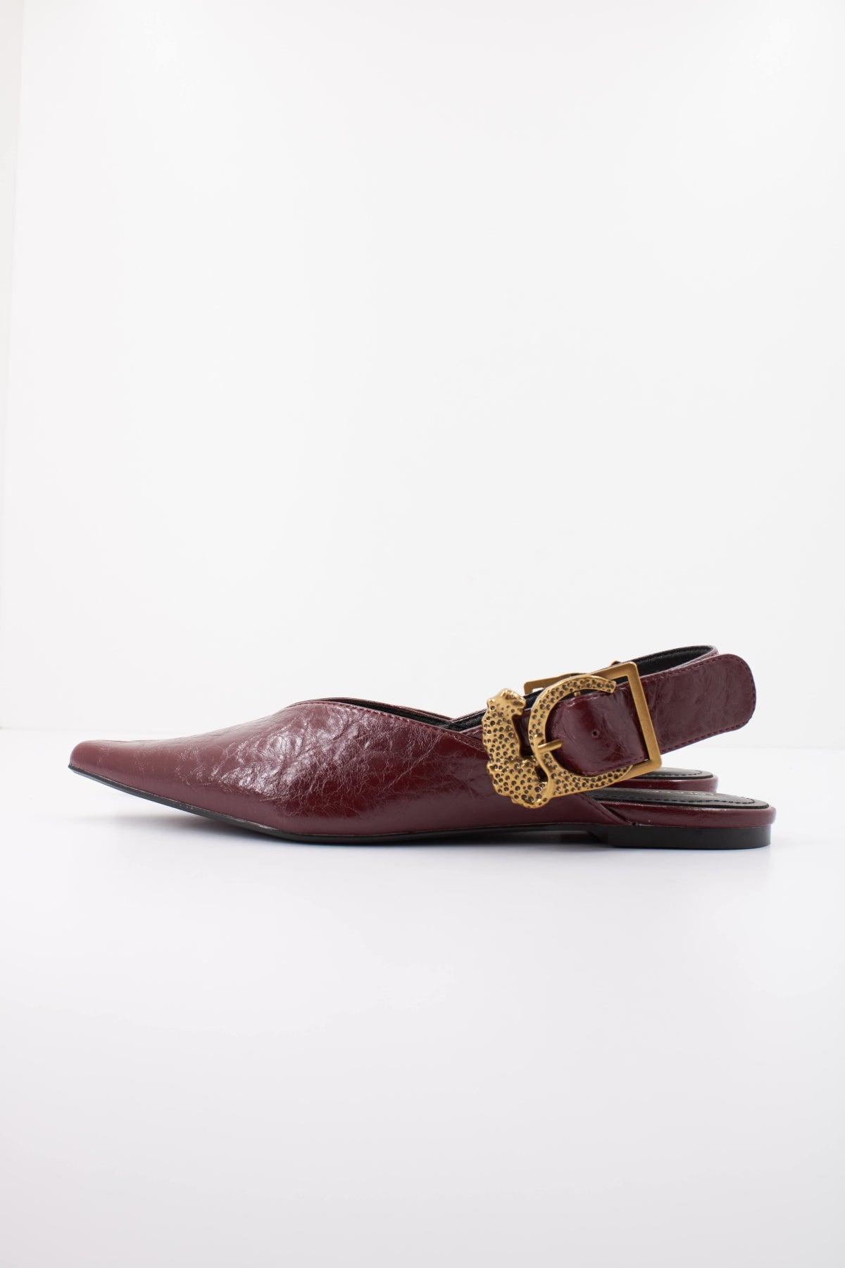 LOLA CASADEMUNT LEOPARD BUCKLE FLAT  en color   (1)