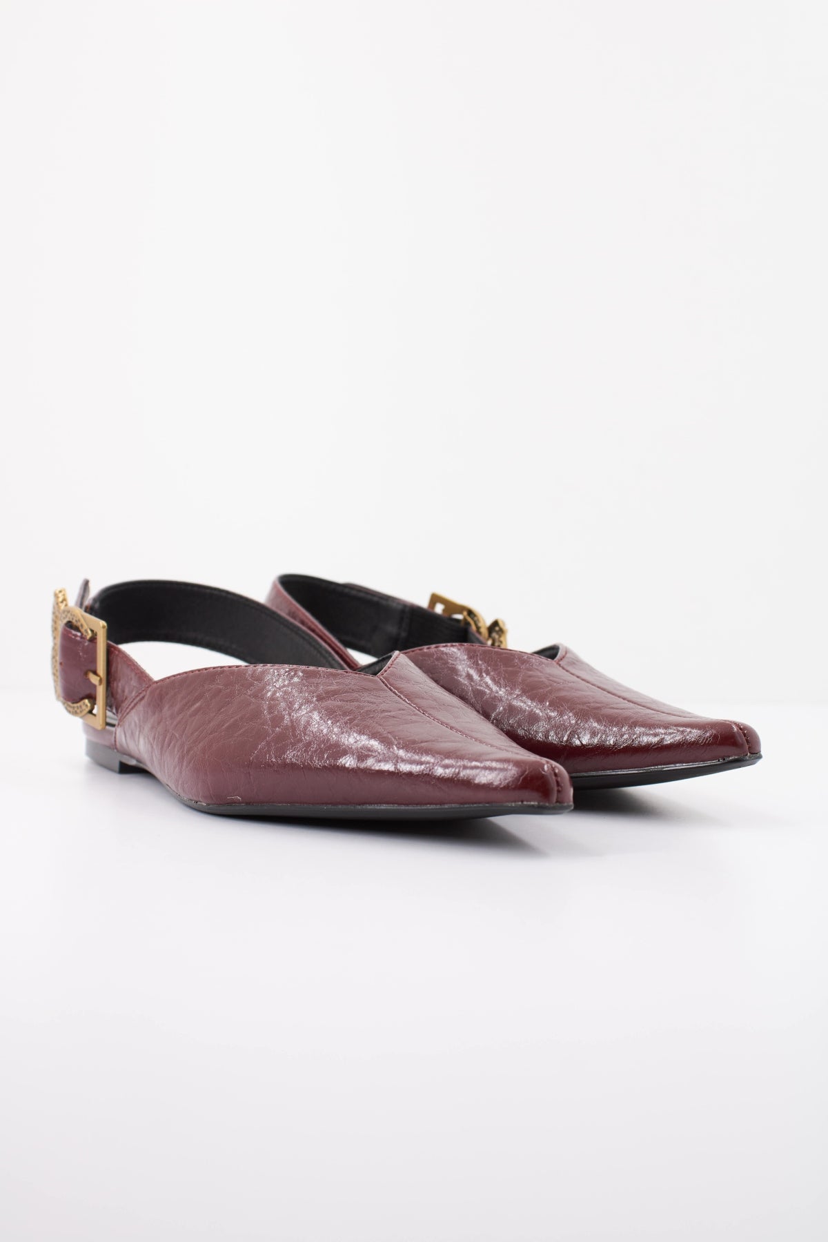 LOLA CASADEMUNT LEOPARD BUCKLE FLAT  en color   (2)